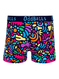 OddBalls Jurassic Stretch Cotton Boxer Shorts, Multi