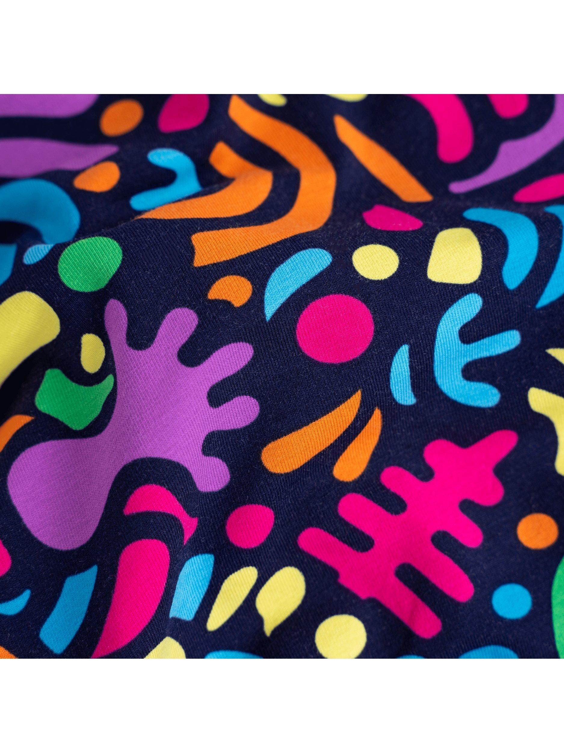 Product image 4 of 5, which shows OddBalls Jurassic Stretch Cotton Boxer Shorts, Multi, XXS