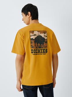 Dickies Darrtown Cotton Regular Fit Short Sleeve Graphic T-Shirt, Sunflower - view 2, Sunflower