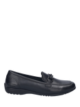Josef Seibel Fenja 34 Leather Loafers, Black
