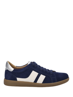 Josef Seibel Joleen 04 Nubuck Lace Up Trainers, Indigo/Multi