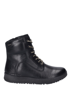 Josef Seibel Anna 51 Leather Ankle Boots, Black, Black