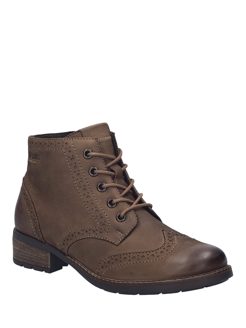 Product image 3 of 5, which shows Josef Seibel Kate 11 Leather Ankle Boots, Brown, 3
