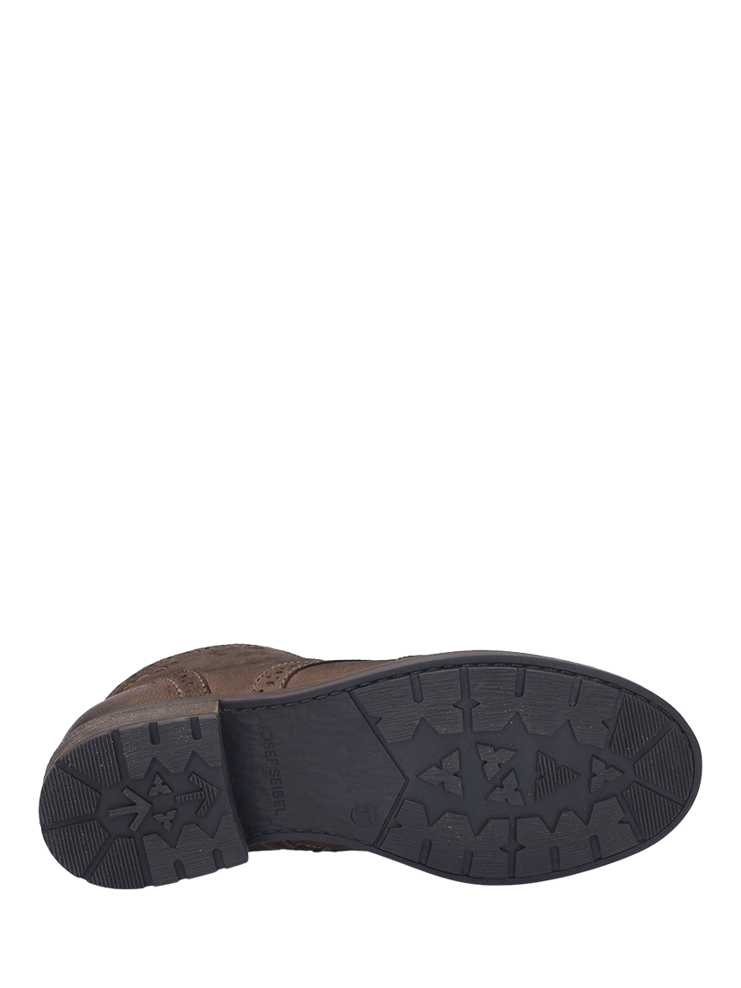 Product image 5 of 5, which shows Josef Seibel Kate 11 Leather Ankle Boots, Brown, 3