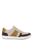 Josef Seibel Claire 27 Leather Lace Up Trainers, Brown/Multi