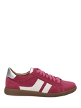 Josef Seibel Joleen 04 Nubuck Lace Up Trainers, Pink/Multi