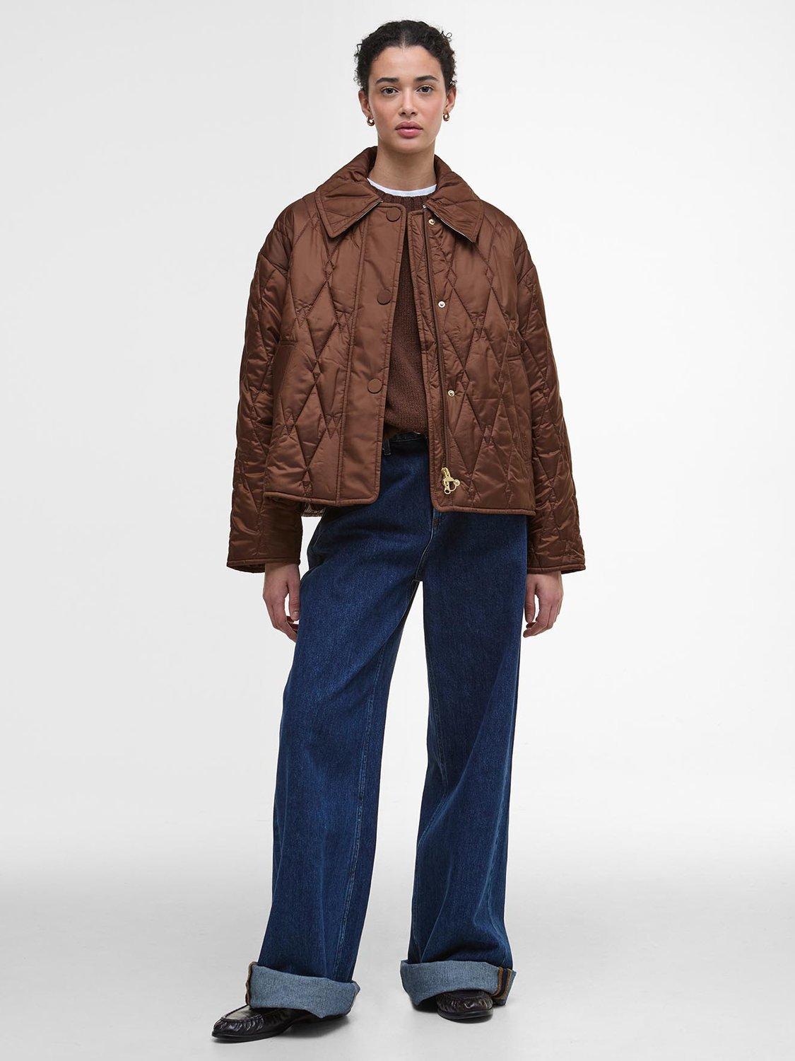 Barbour Bernadette Quilted Jacket, Brown