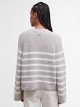 Barbour Irene Stripe Jumper, Beige/White