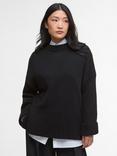 Barbour Sophia Crew Neck Jumper, Black