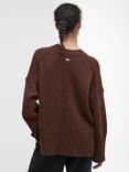 Barbour Sophia Crew Neck Jumper, Brown