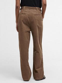 Barbour Yasmin Corduroy Trousers, Brown - view 2, Brown