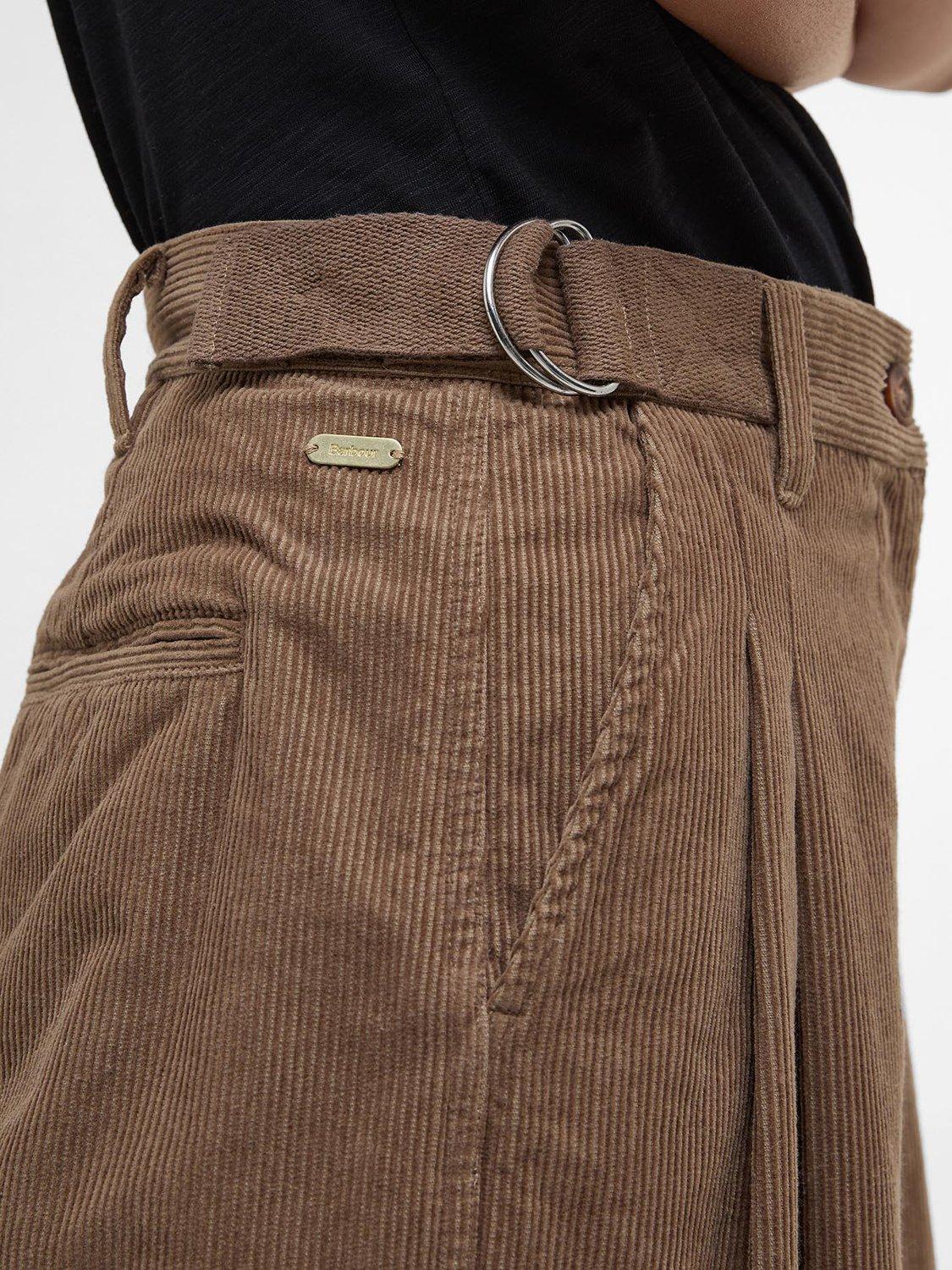 Product image 5 of 5, which shows Barbour Yasmin Corduroy Trousers, Brown, 10