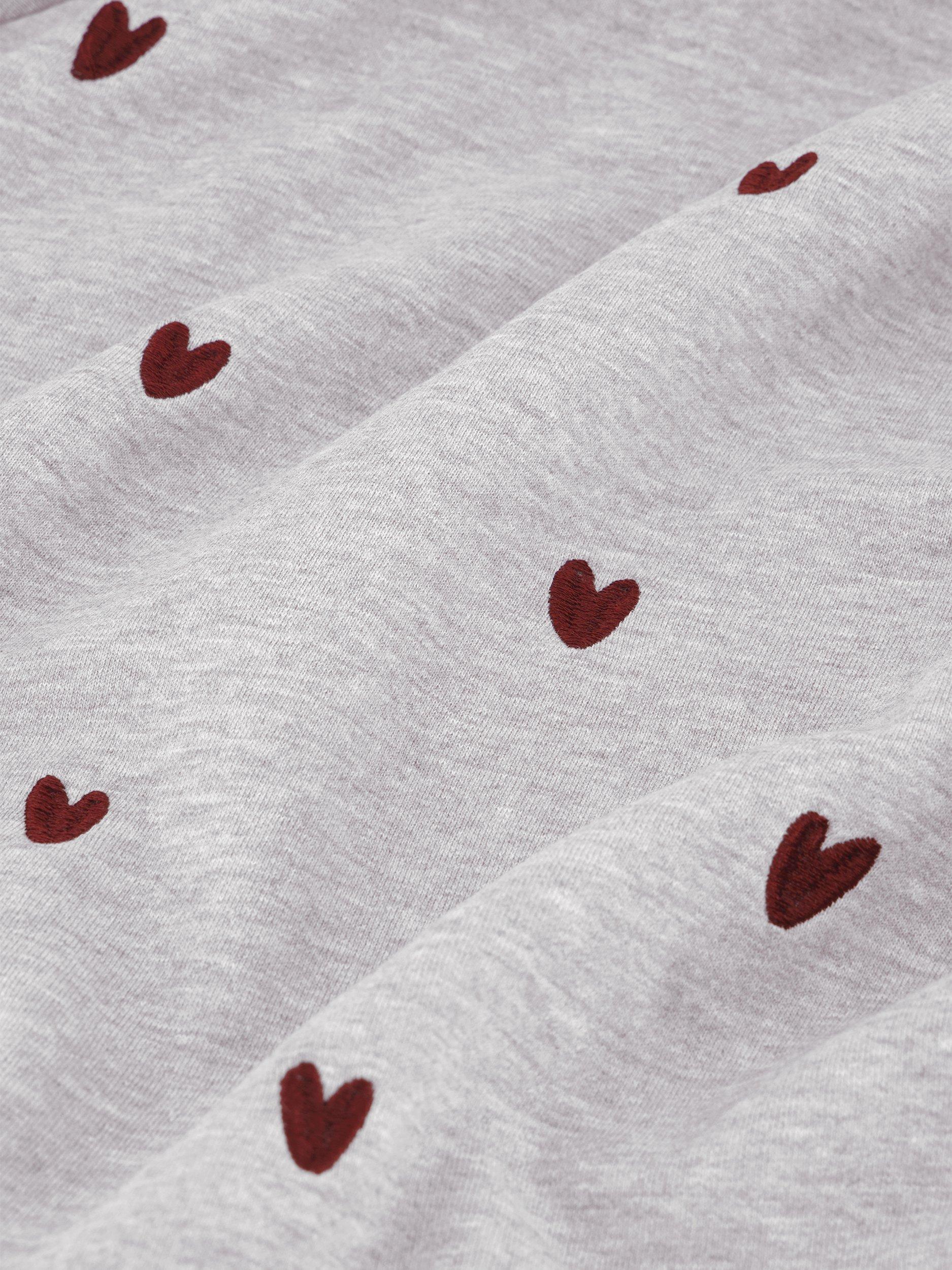 Product image 2 of 2, which shows Fabienne Chapot Dina Hearts Jumper, Grey, L