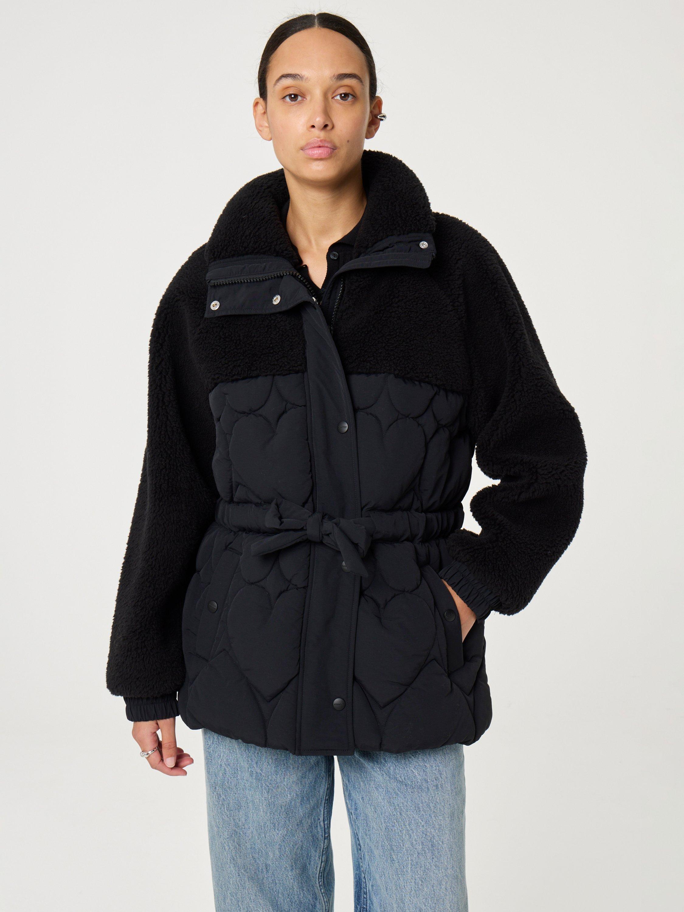 Product image 1 of 6, which shows Fabienne Chapot Uma Belted Coat, Black, 40