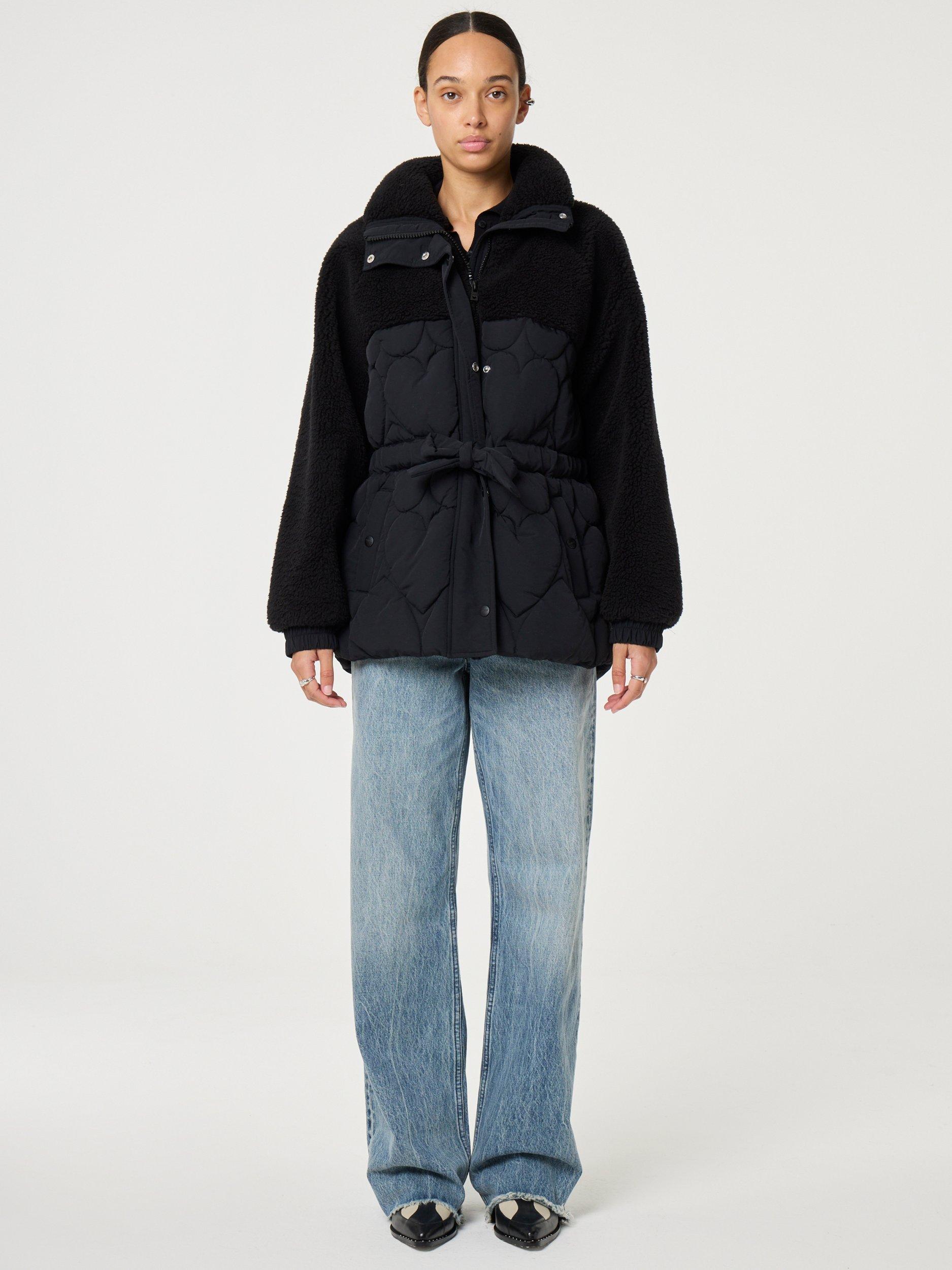 Product image 2 of 6, which shows Fabienne Chapot Uma Belted Coat, Black, 40