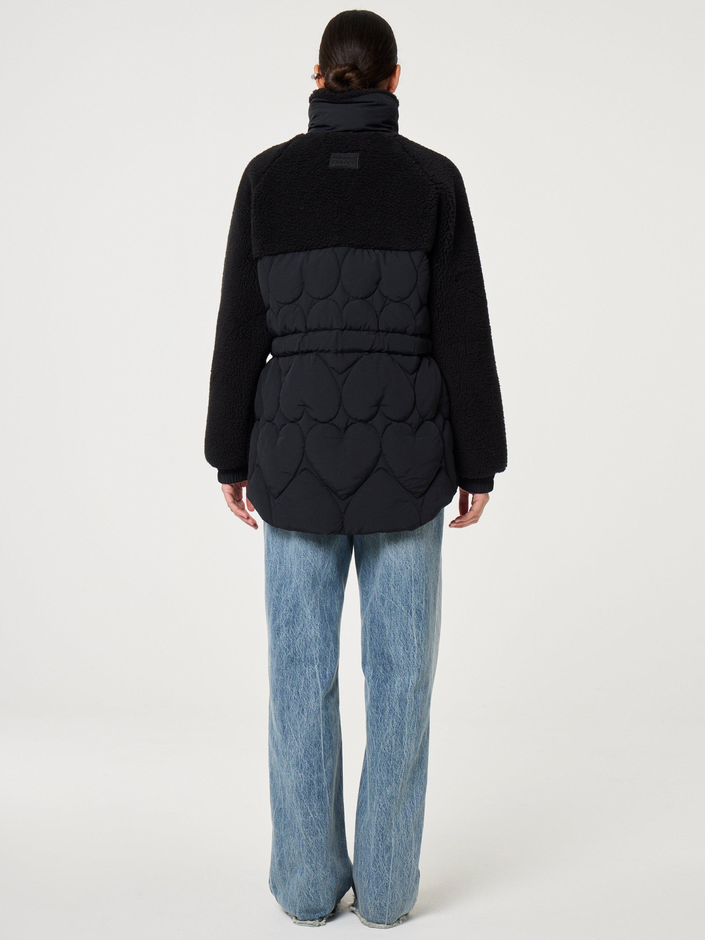 Product image 3 of 6, which shows Fabienne Chapot Uma Belted Coat, Black, 40