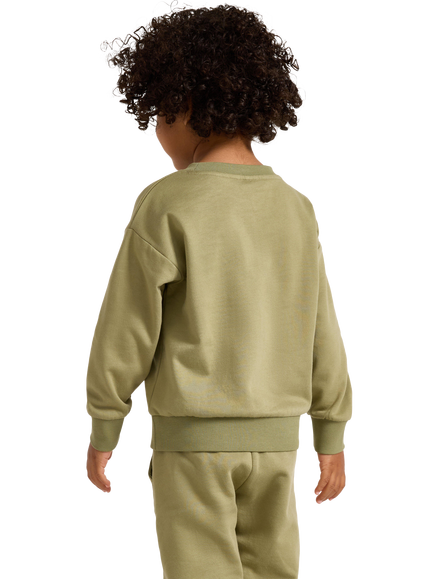 Lindex Kids' Cotton Hot Wheels Relaxed Sweatshirt, Light Dusty Green - view 2, Light Dusty Green