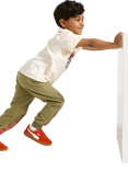Lindex Kids' Cotton Hot Wheels Joggers, Light Dusty Green