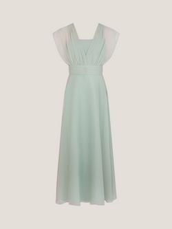 Monsoon Maddison Chiffon Multiway Dress - view 2, Sage