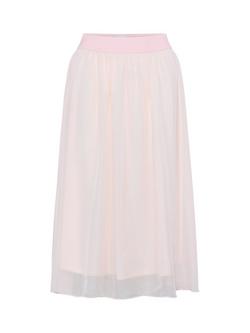 Saint Tropez CoralSZ Elasticated Waist Midi Skirt, Mid Pink