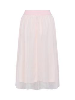 Saint Tropez CoralSZ Elasticated Waist Midi Skirt - view 2, Mid Pink