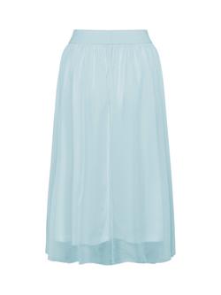 Saint Tropez CoralSZ Elasticated Waist Midi Skirt - view 2, Mid Blue