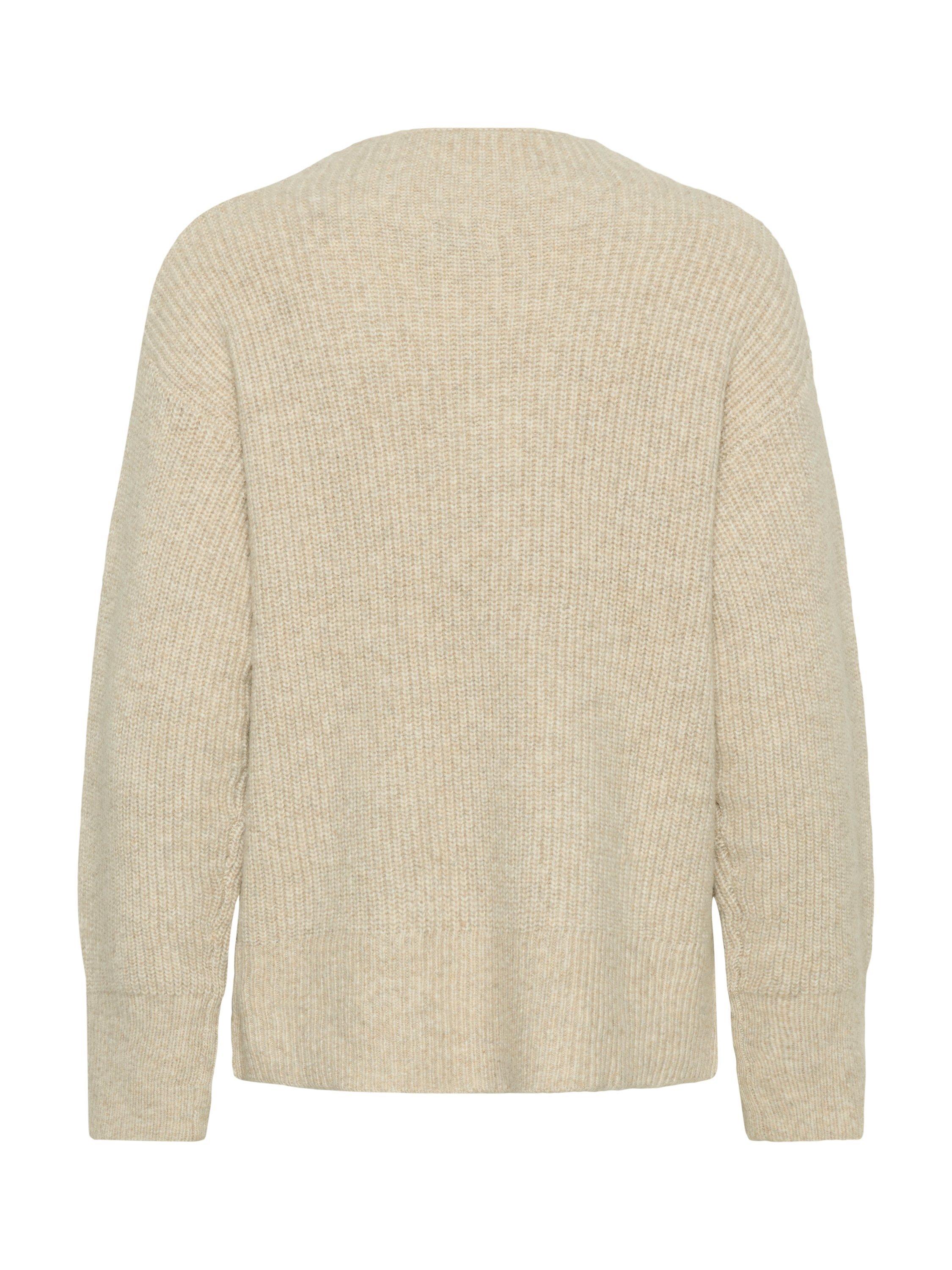 Product image 6 of 6, which shows KAFFE Elina Textured Jumper, Feather Gray Melange, XS