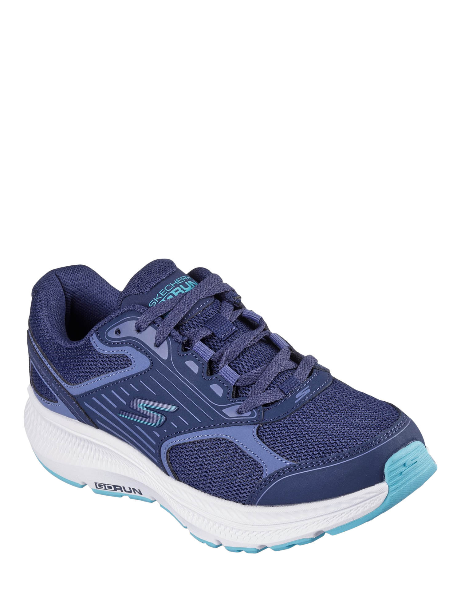Product image 2 of 4, which shows Skechers GO RUN Consistent 2.0 Running Trainers, Navy, 3