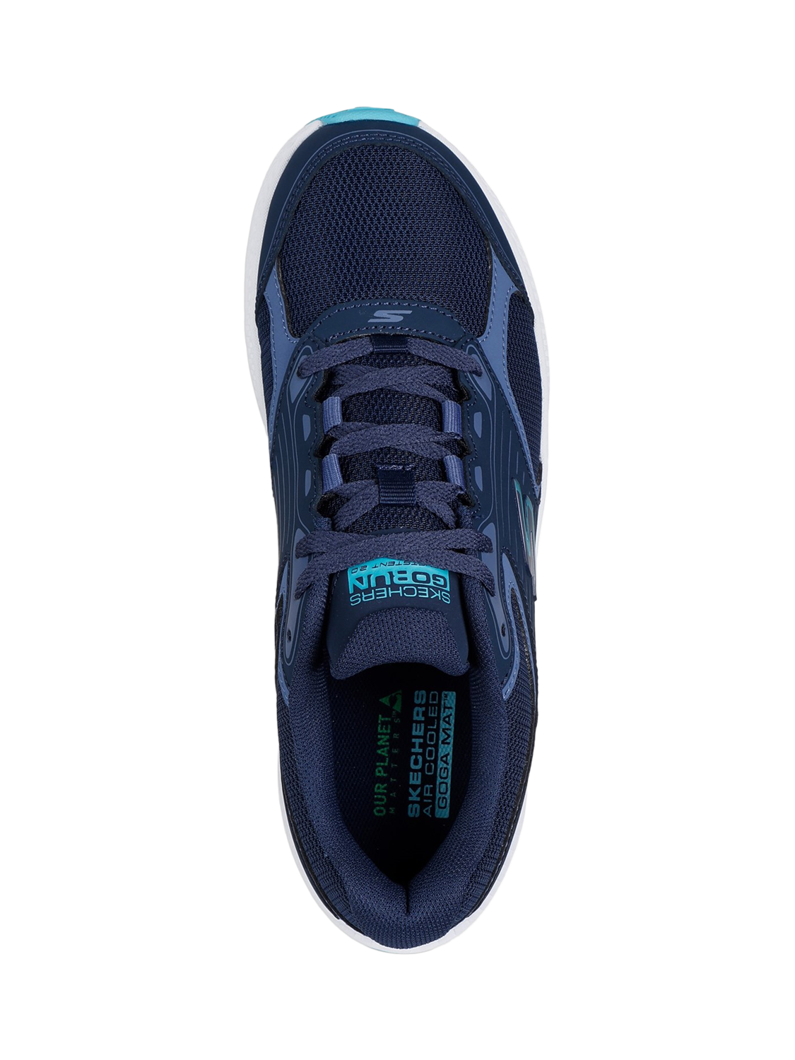 Product image 4 of 4, which shows Skechers GO RUN Consistent 2.0 Running Trainers, Navy, 3