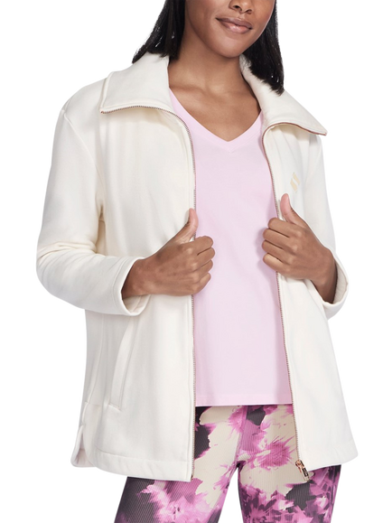 Skechers Go Snuggle Tunic Jacket, Off White