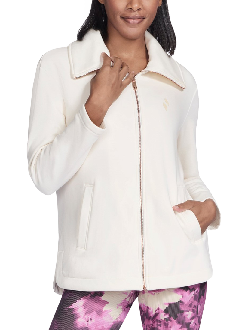 Product image 4 of 4, which shows Skechers Go Snuggle Tunic Jacket, Off White, S