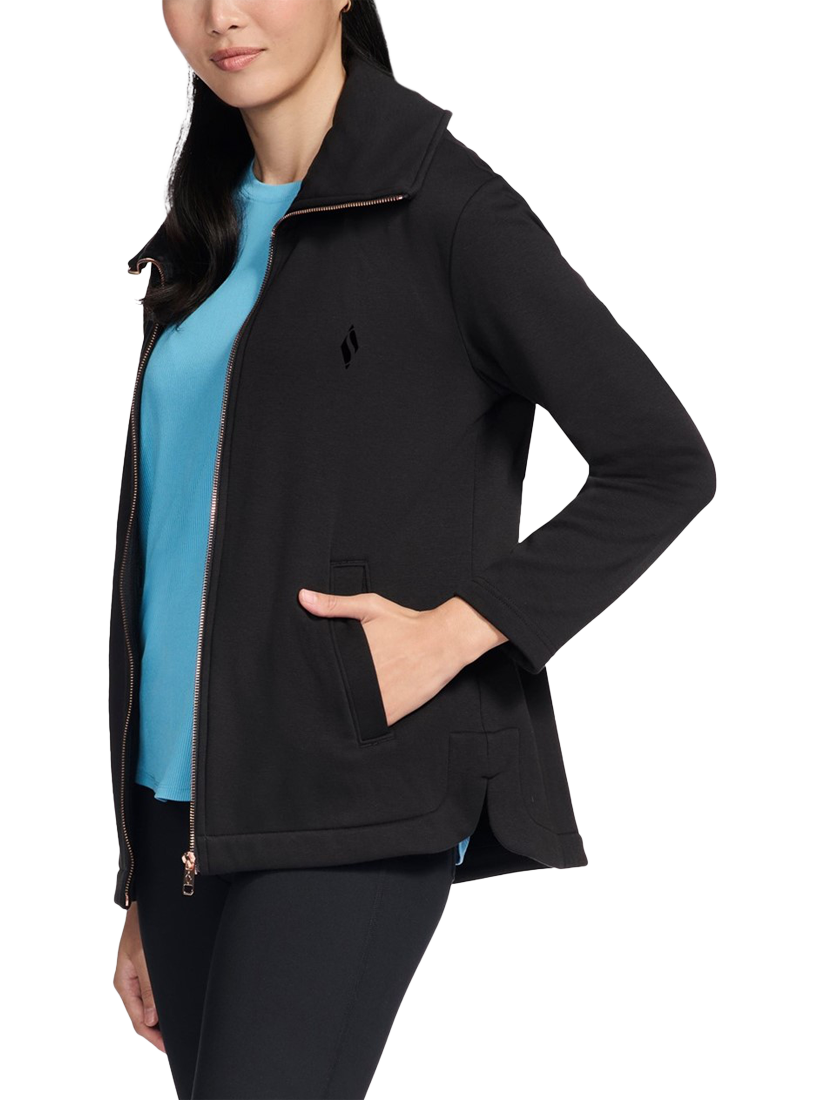 Product image 3 of 4, which shows Skechers Go Snuggle Tunic Jacket, Black, S