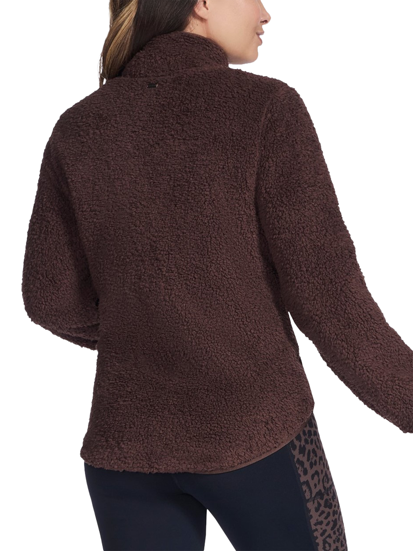 Product image 2 of 4, which shows Skechers Skech-Sherpa Jacket, Coffee Bean, S
