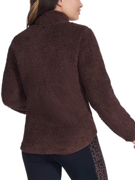 Skechers Skech-Sherpa Jacket - view 2, Coffee Bean