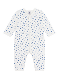 Petit Bateau Baby Cotton Apple Print Bodysuit, Marshmallow/Multico