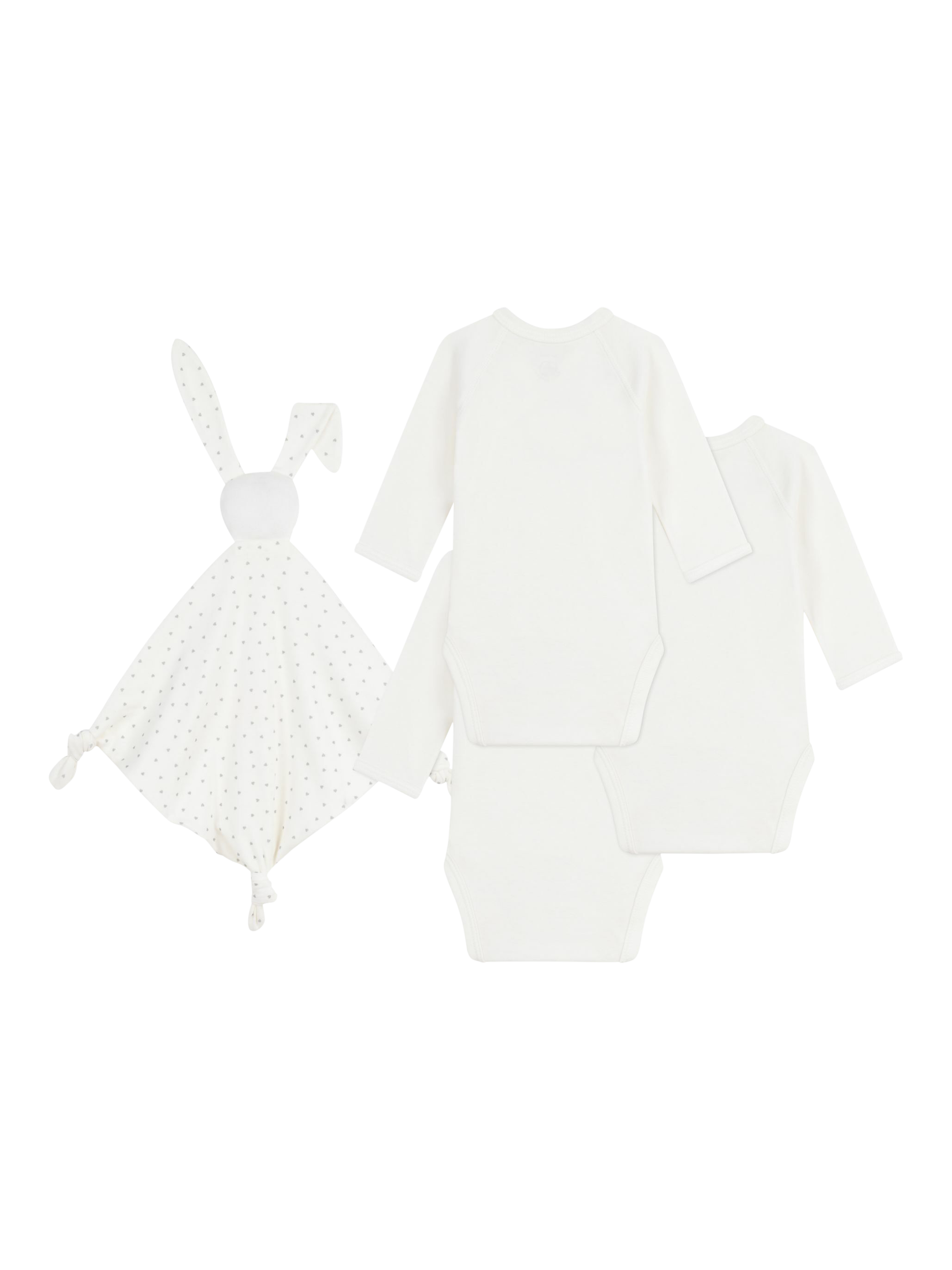 Product image 2 of 2, which shows Petit Bateau Baby Cotton Bodysuit Gift Set, Variante 1, 3 months