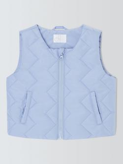 John Lewis Baby 2-in-1 Windbreaker Shower Resistant Jacket & Gilet, Green - view 2, Green