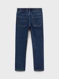 Mango Kids' Comfy Drawstring Jeans, Navy