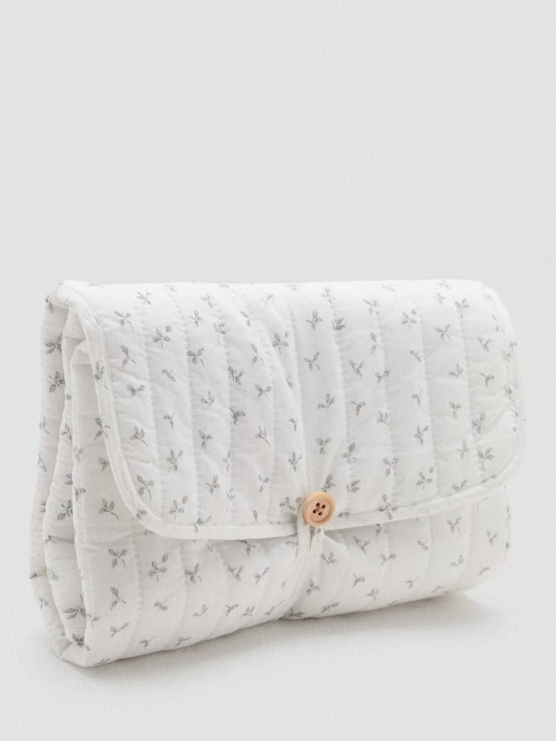 Masilo Organic Cotton Baby Changing Mat - Reversible Cloud Grey For Newborns & Tummy Time