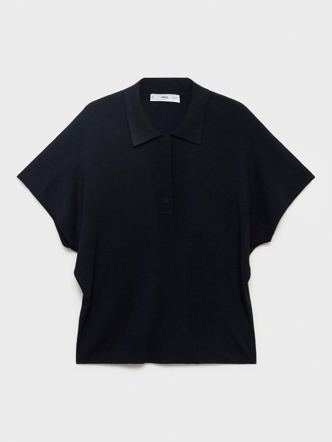Product image 3 of 8, which shows Mango Luccapo Short Sleeve Jumper, Navy, XS