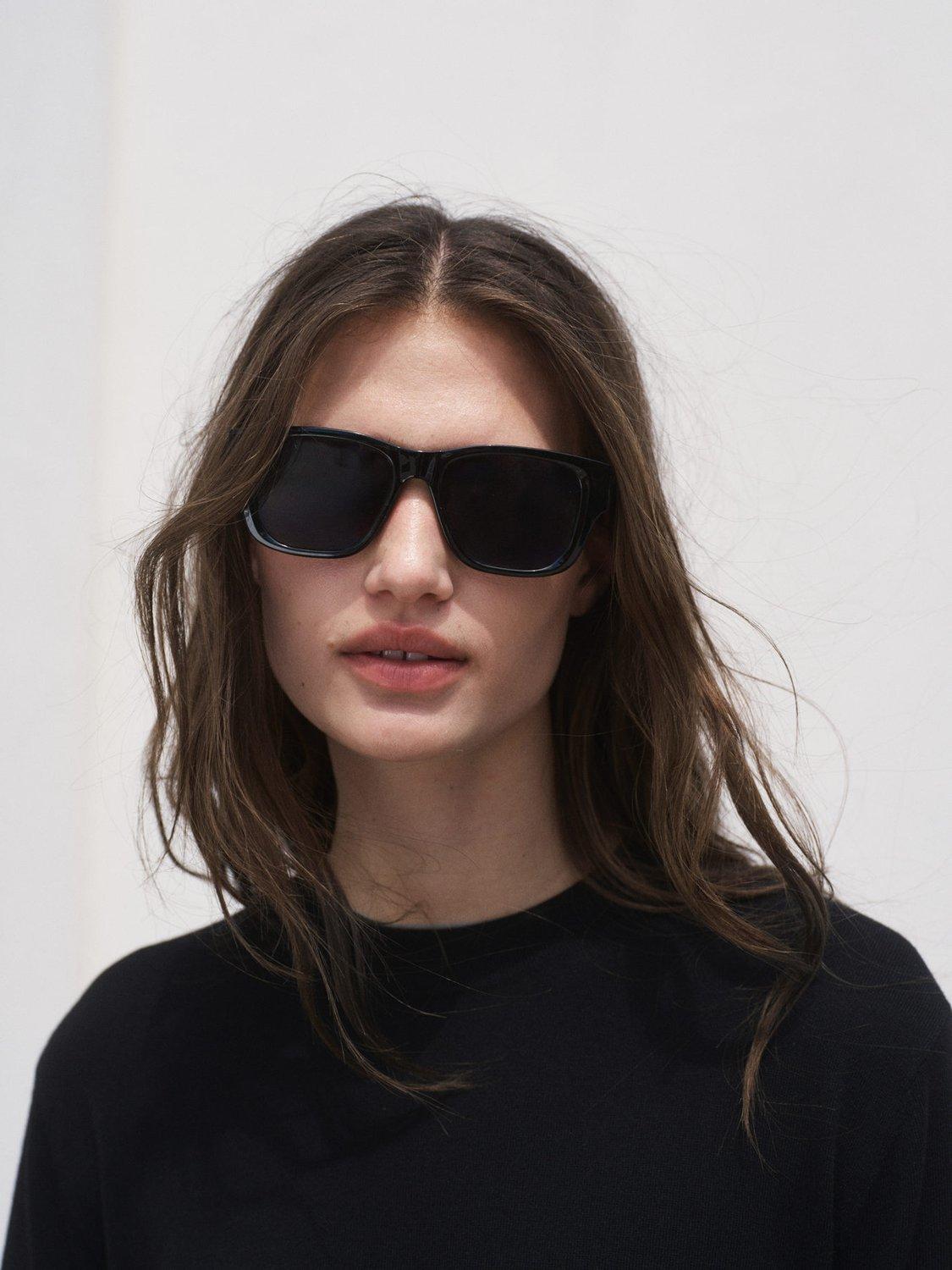 Product image 2 of 7, which shows Mango Luccas Round Neck Short Sleeve Jumper, Black, XS