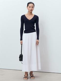 Mango Seseta Sweater, Navy - view 2, Navy