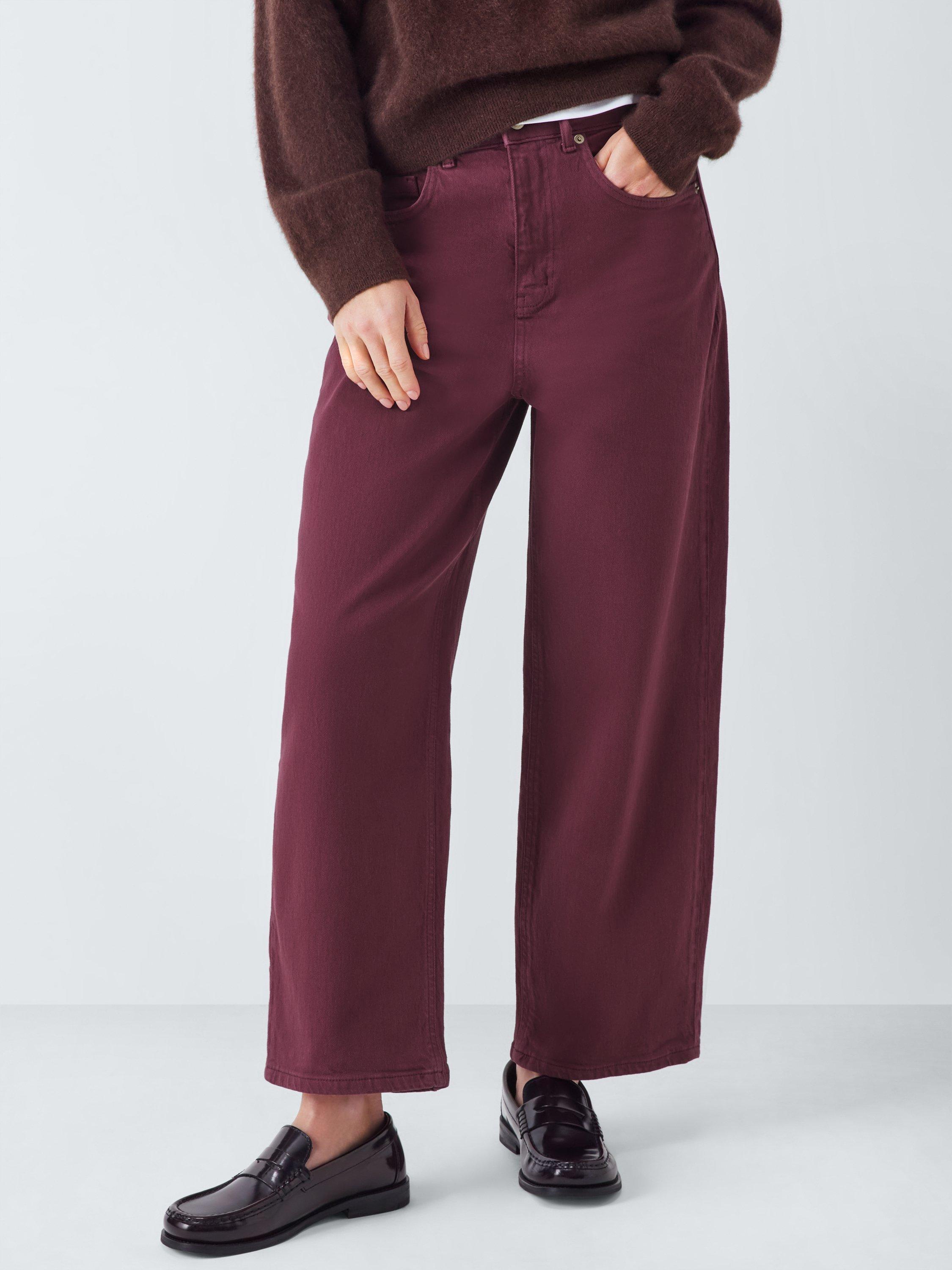 Product image 1 of 6, which shows John Lewis Relaxed Fit Straight Leg Jeans, Fig, 10