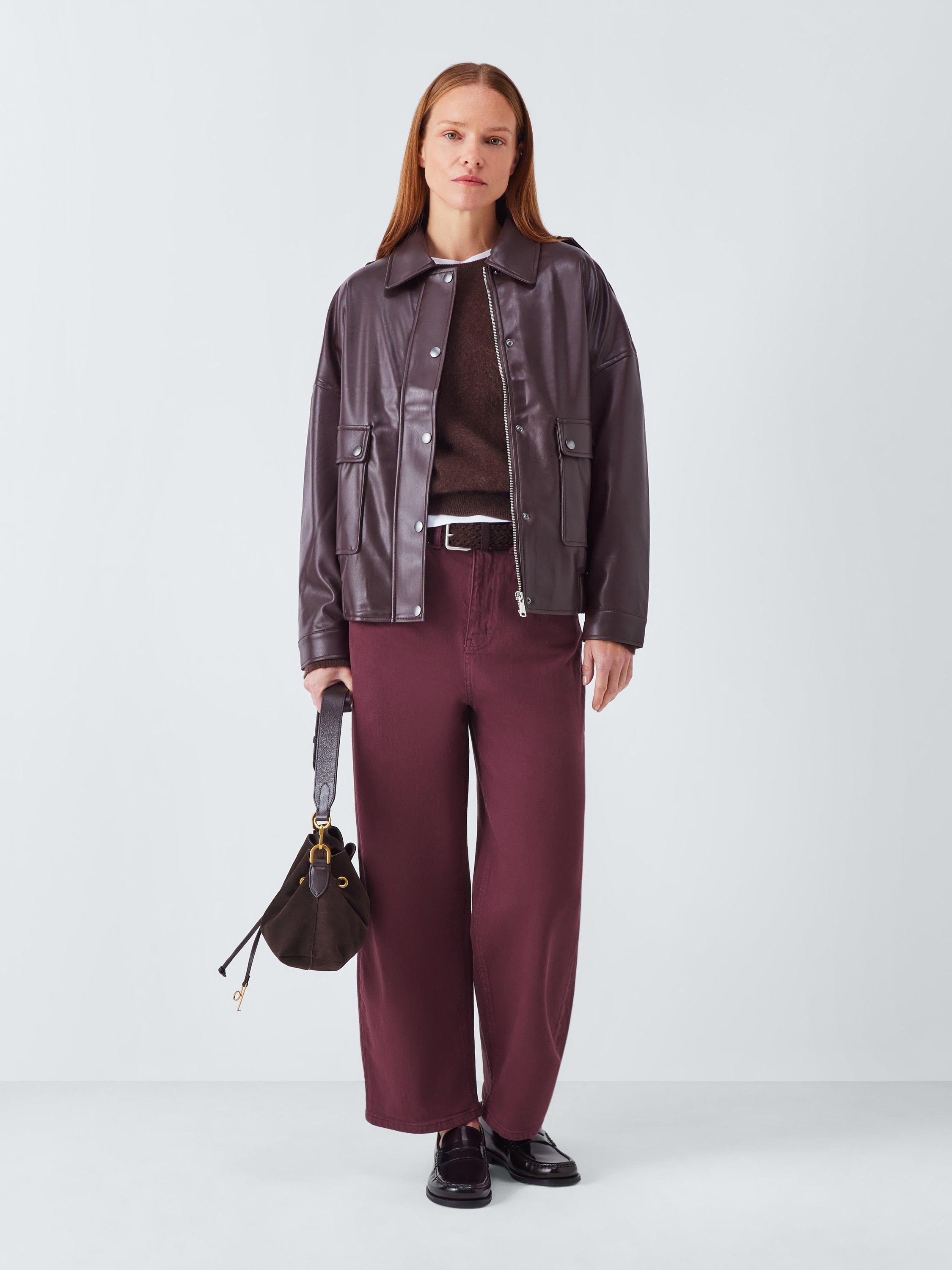 Product image 3 of 6, which shows John Lewis Relaxed Fit Straight Leg Jeans, Fig, 10