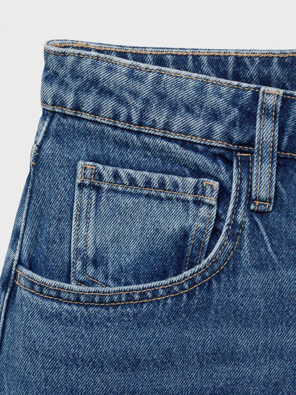 Product image 7 of 7, which shows Mango Bet Barrel Leg Jeans, Open Blue, 10