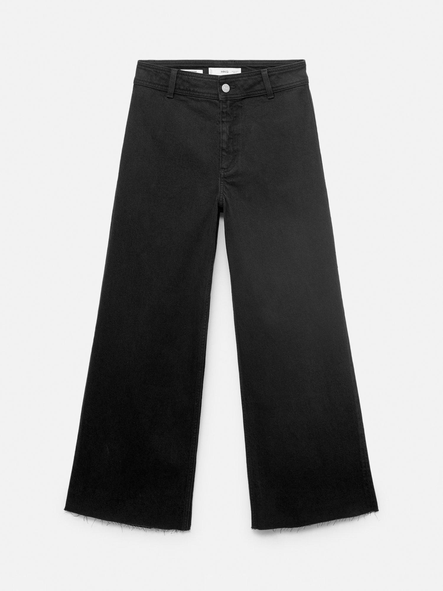 Product image 3 of 8, which shows Mango Catherin High Waist Jeans, Black, 10