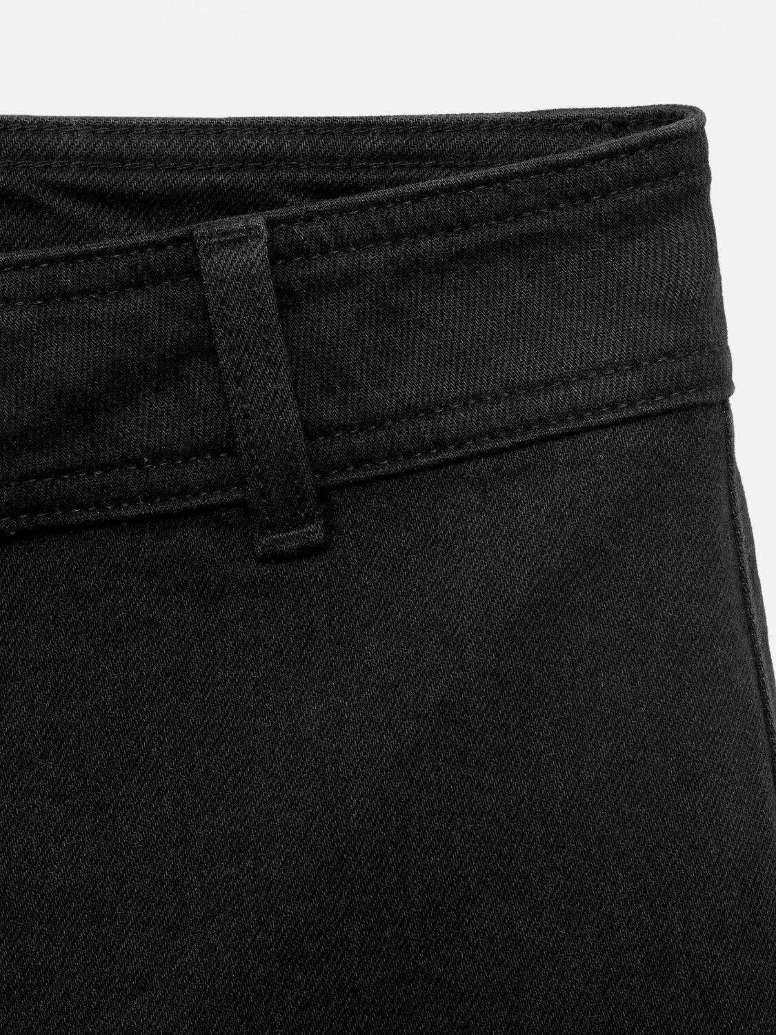 Product image 5 of 8, which shows Mango Catherin High Waist Jeans, Black, 10