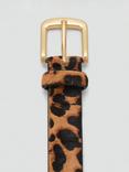 Mango Leo Leopard Print Belt