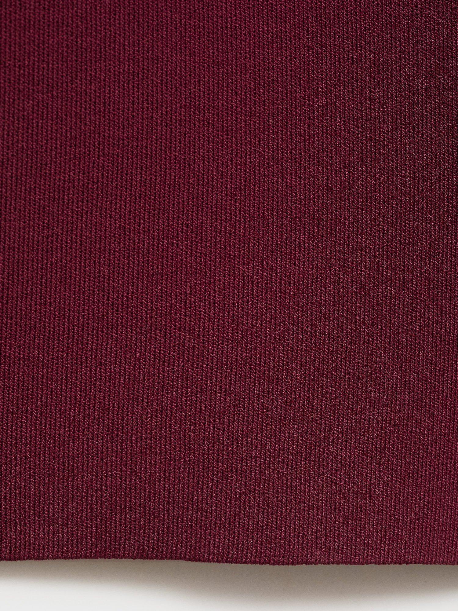 Product image 5 of 8, which shows Mango Yolando Tailored Trousers, Dark Red, L