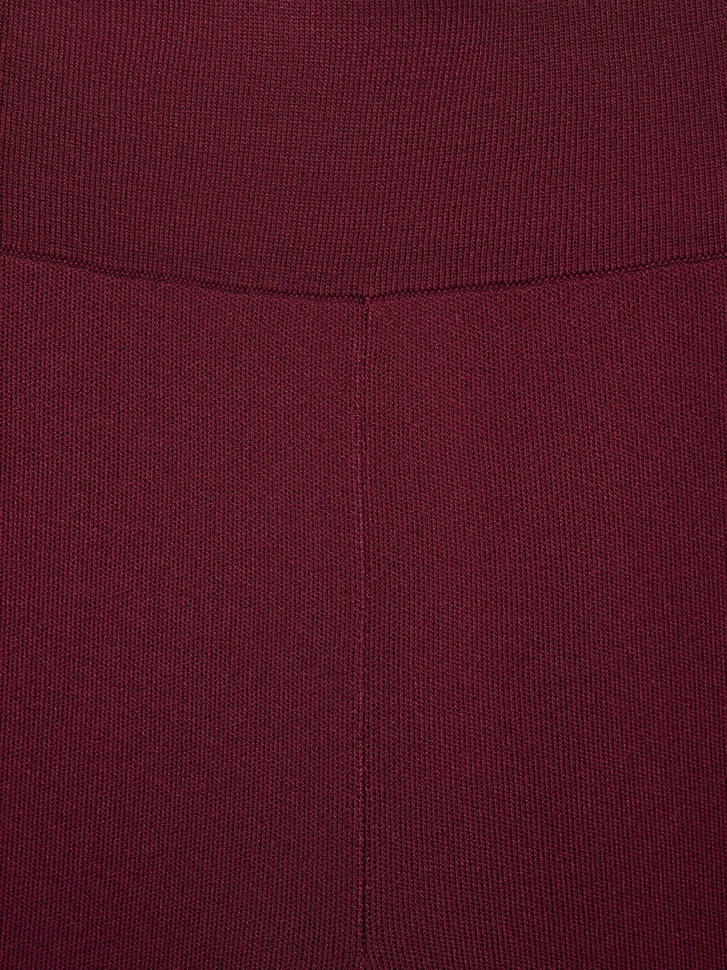 Product image 8 of 8, which shows Mango Yolando Tailored Trousers, Dark Red, L